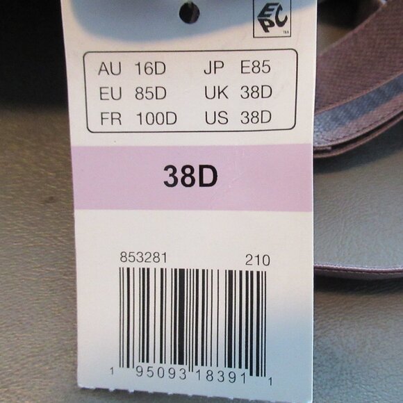 NWT Wacoal Women's Side Smoothing Contour T-Shirt Bra, Sparrow, 38D - Picture 4 of 6